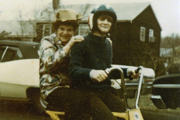Oma on a motorcycle - Then and Now - Intro to Oma