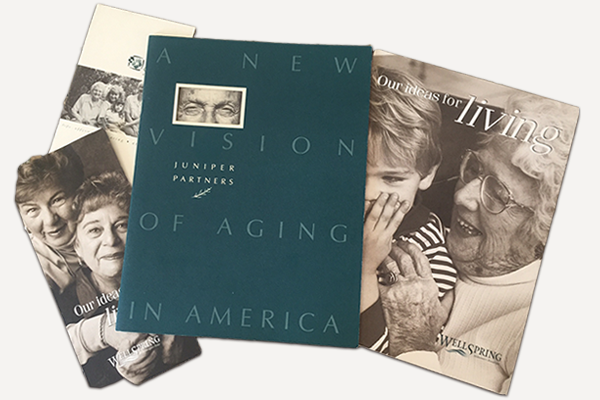 print collateral from mid-90s with a focus on skilled nursing