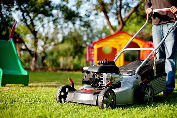cost savings on home operations. affordable senior care - lawnmower