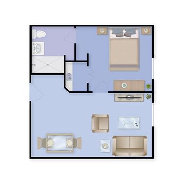 Juniper-Mother-williamstown-floorplan-onebedroom