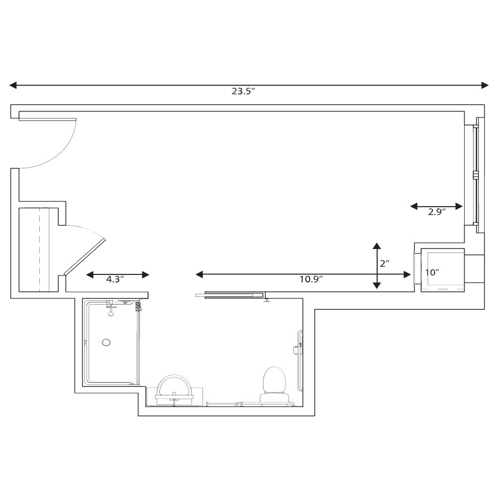 Floor Plan - Studio