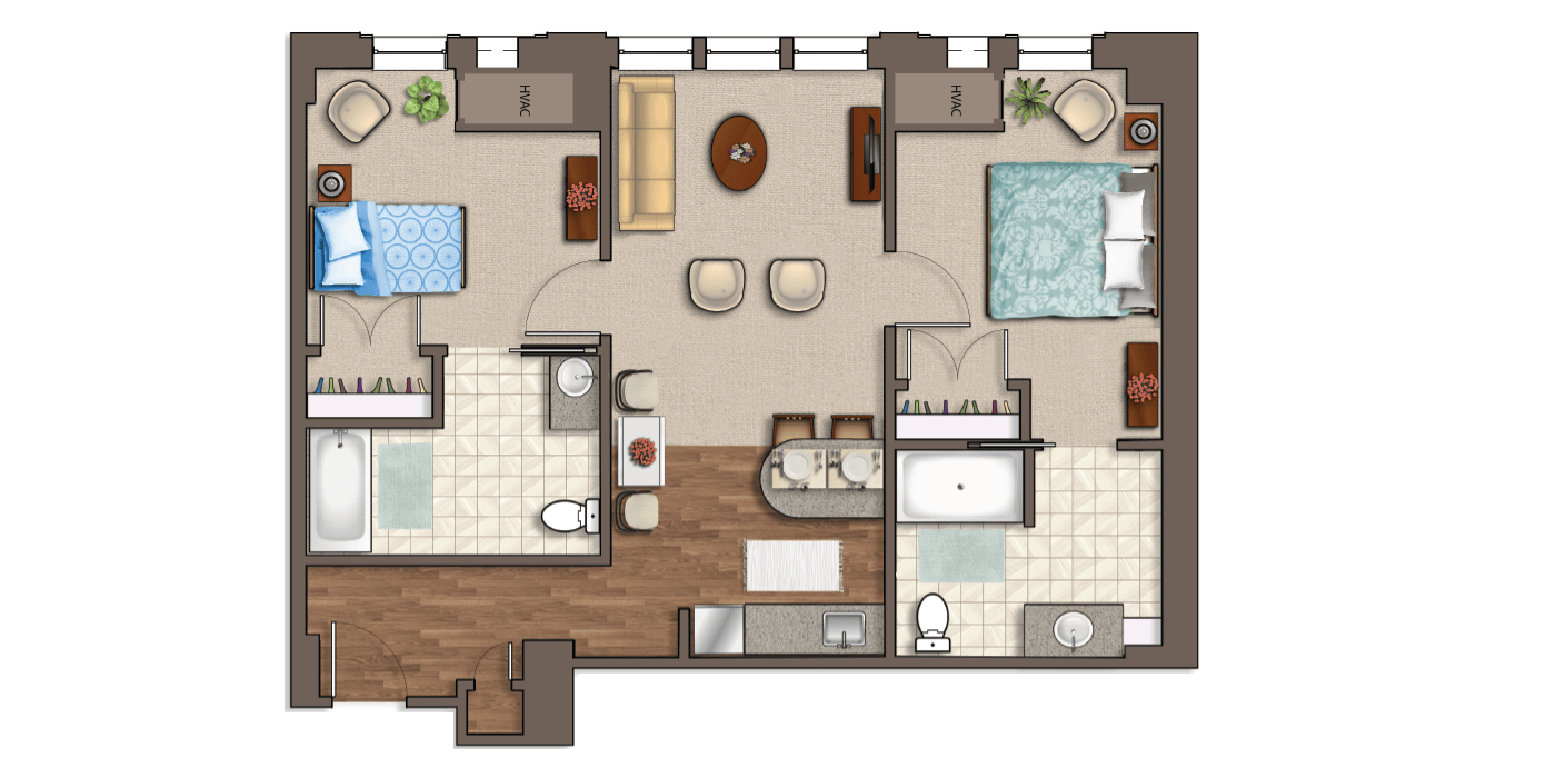 DX-2BR-floorplan