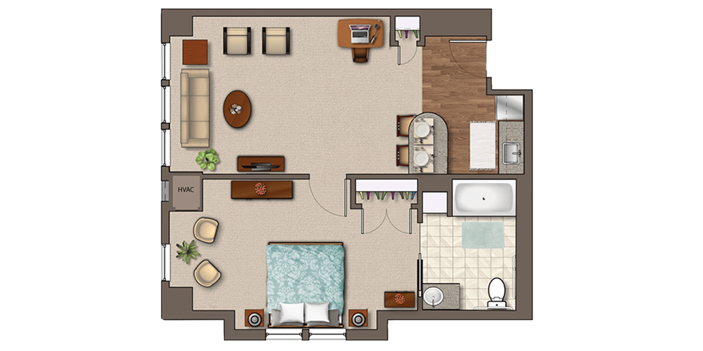DX_One-Bedroom